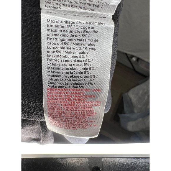 Kimono by Villa dress shirt button front size small black with peach and green f - Picture 10 of 10